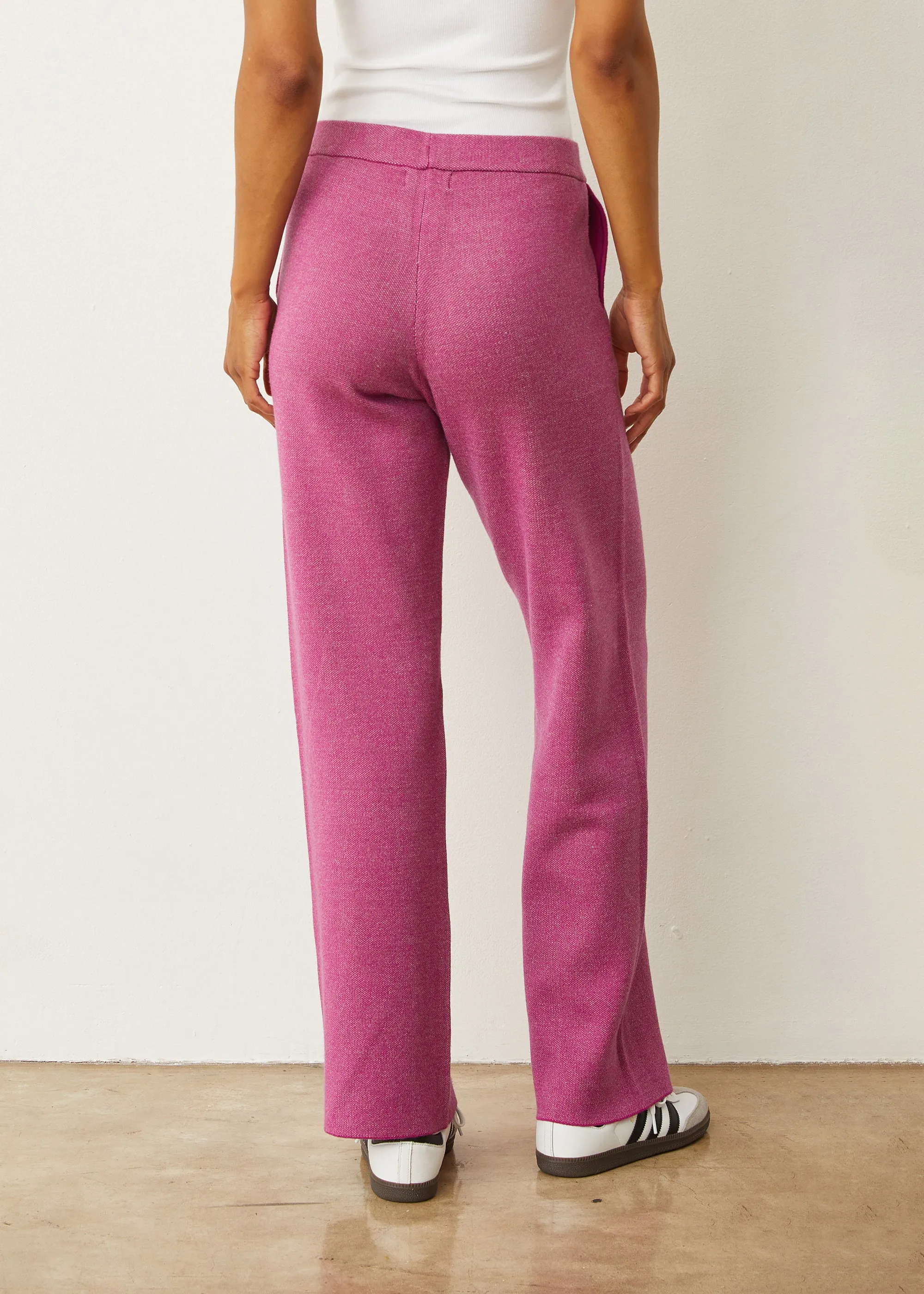 Soft Knit Two Tone Trouser Quick Move