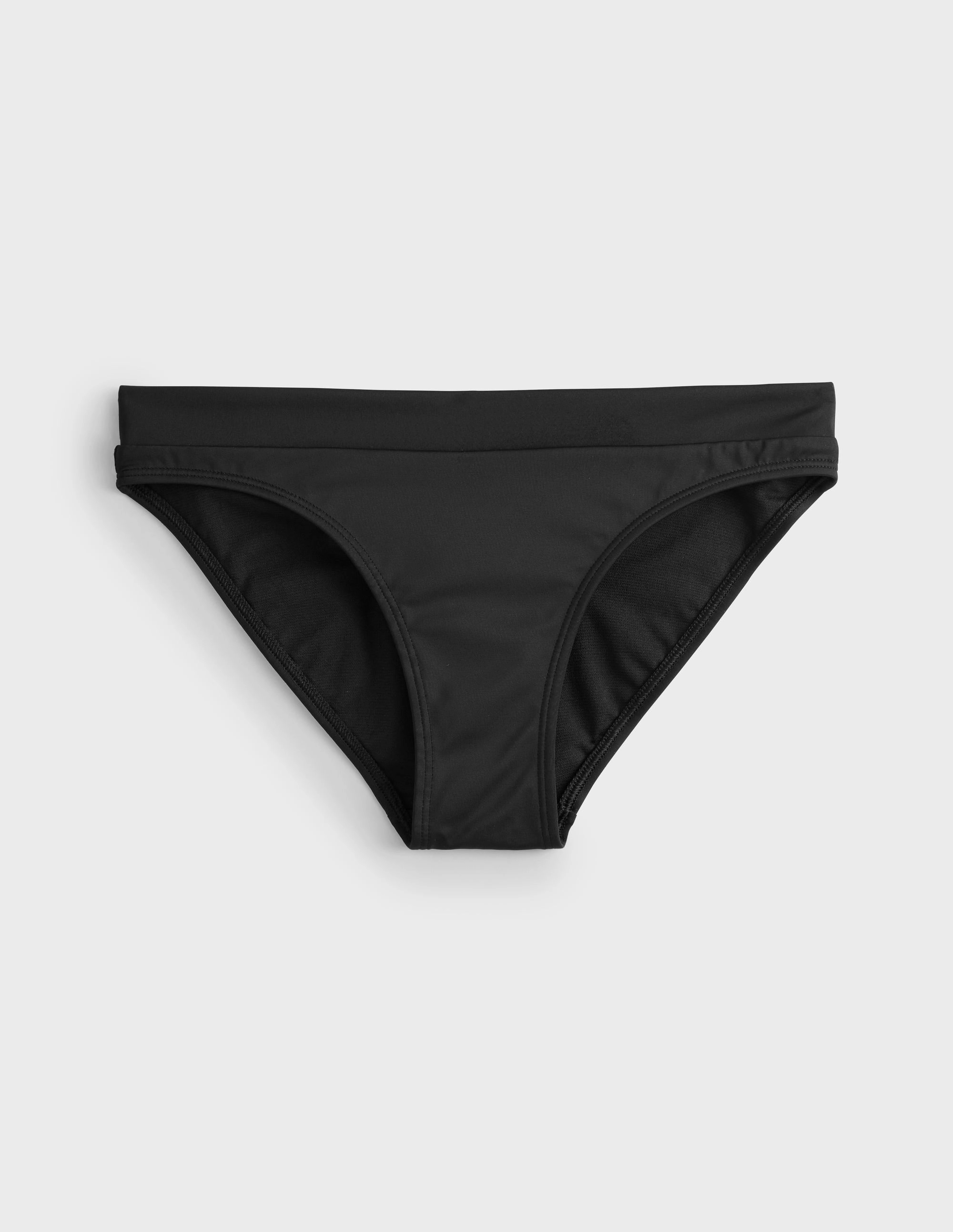 Water Sports Wear Family friendly Ithaca Panel Bikini Bottoms-Black
