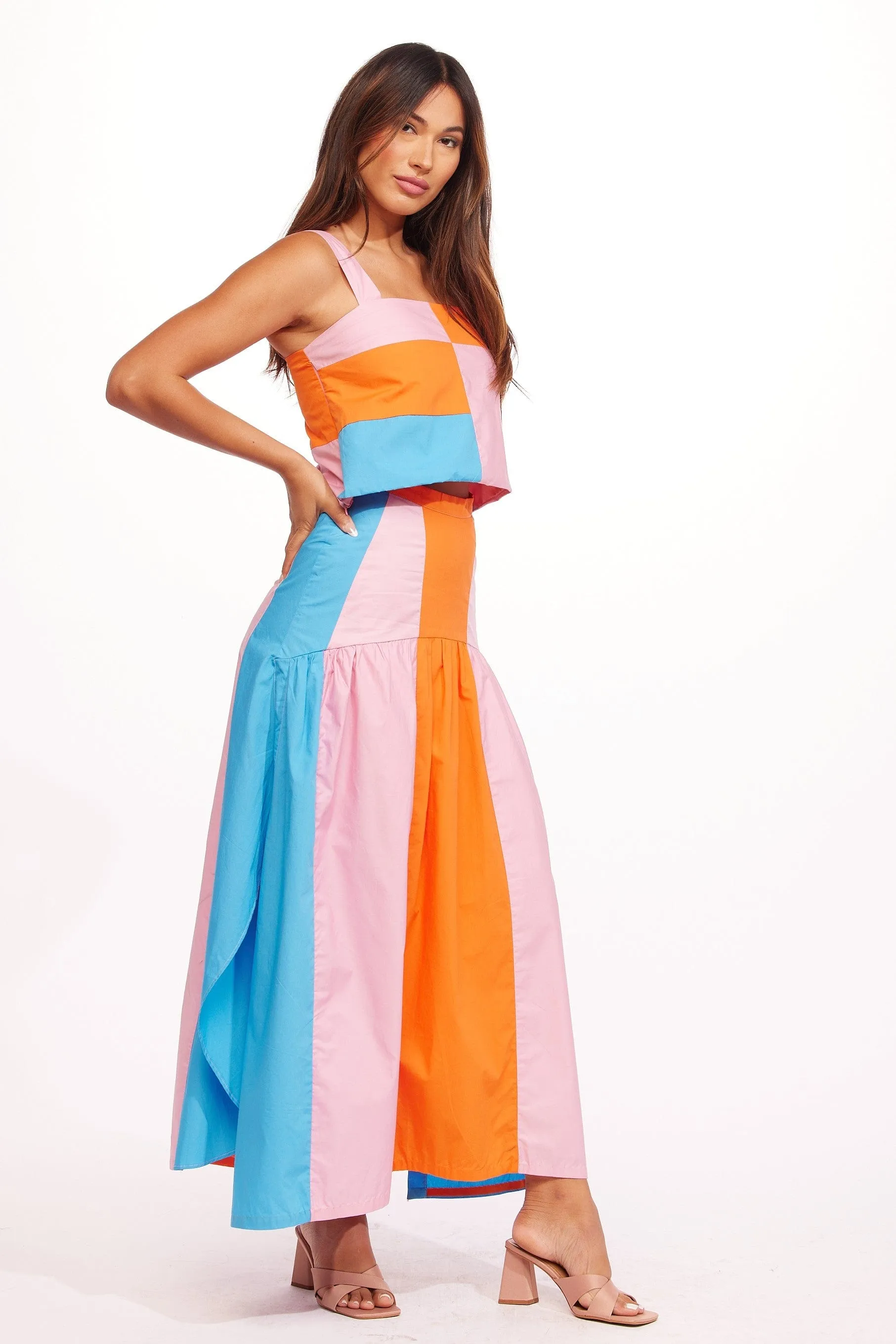 Salka Skirt - Teal Melody Subtle Details Clean Mood