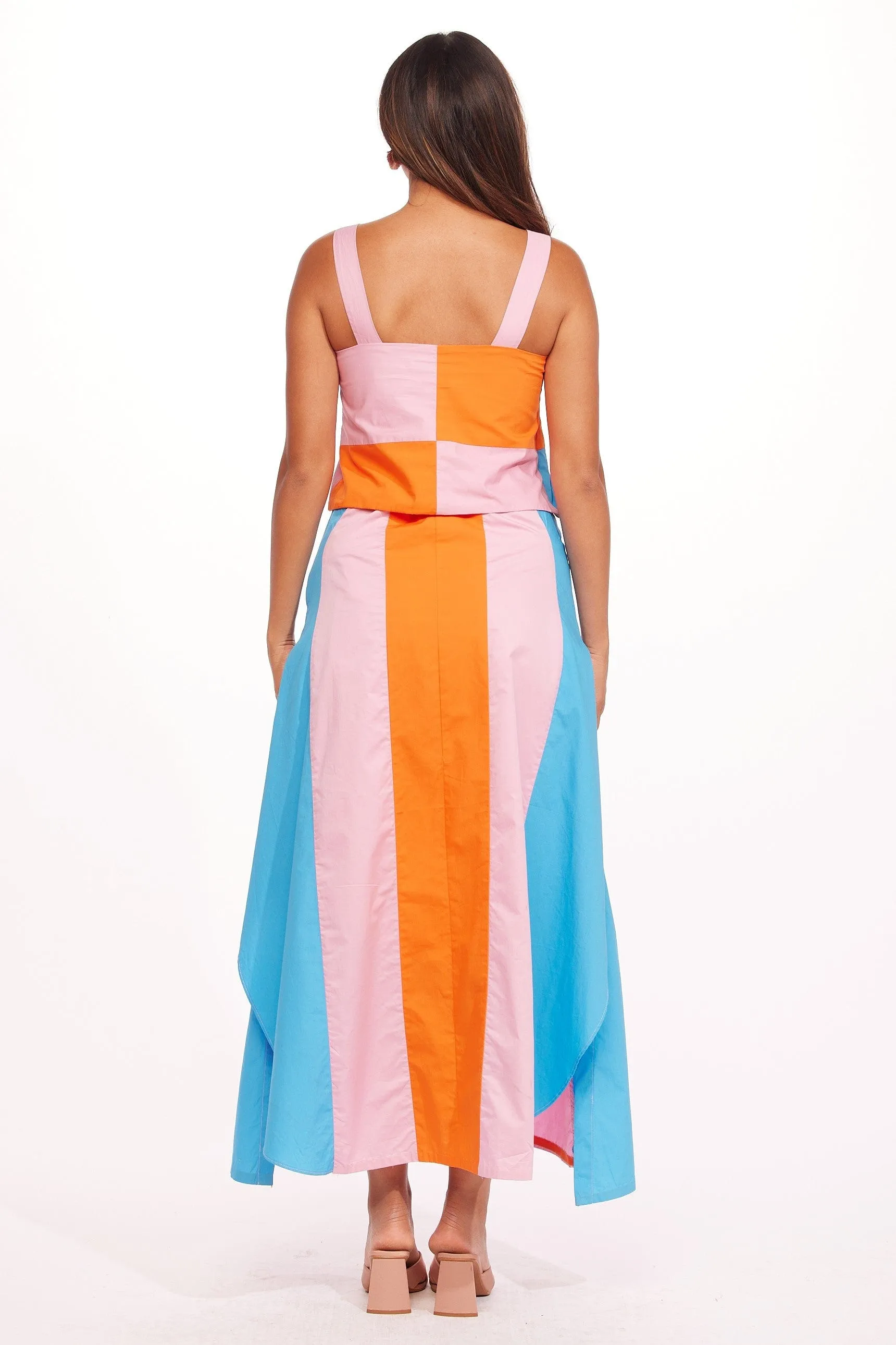 Elegant Look Salka Skirt - Teal Melody