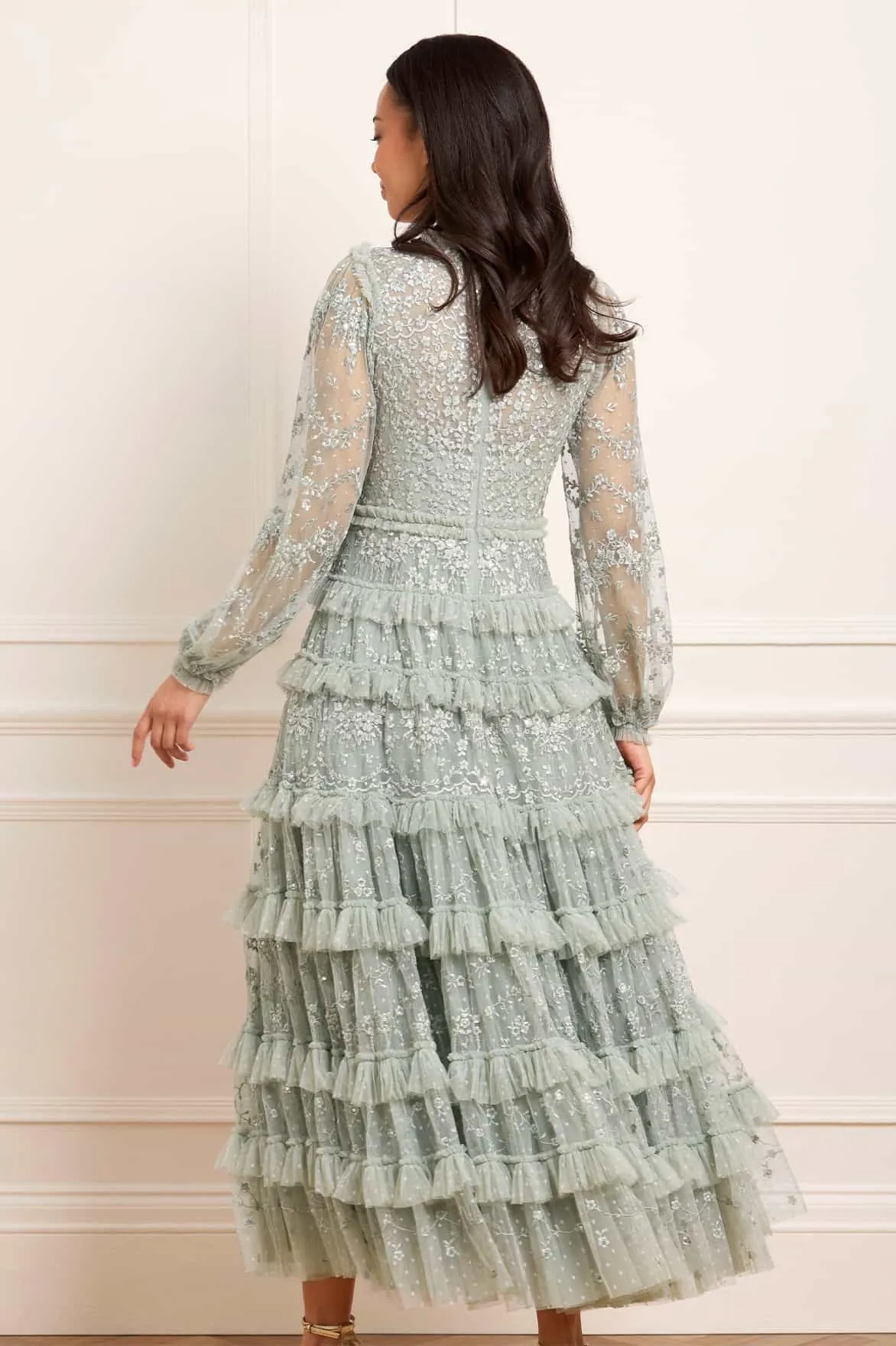 Blossom Lace Ankle Gown Easy Pretty Cool Undertone