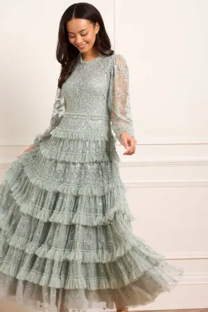 Blossom Lace Ankle Gown Modest Look
