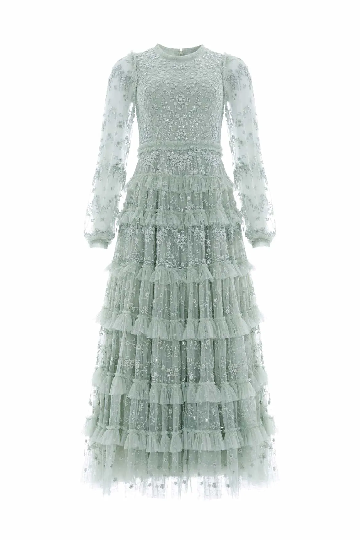 Boho Mood Blossom Lace Ankle Gown