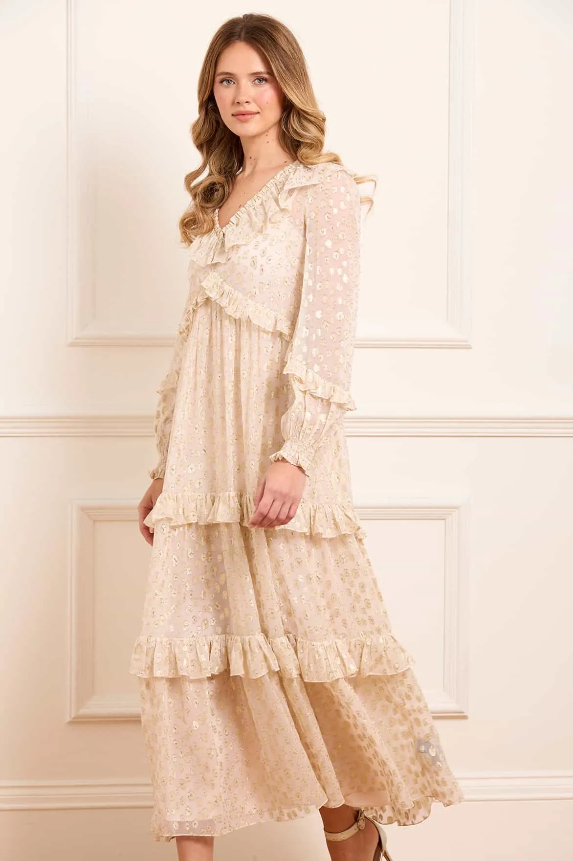 Cherie Lurex Ankle Gown Simple yet sophisticated gown Eco-friendly