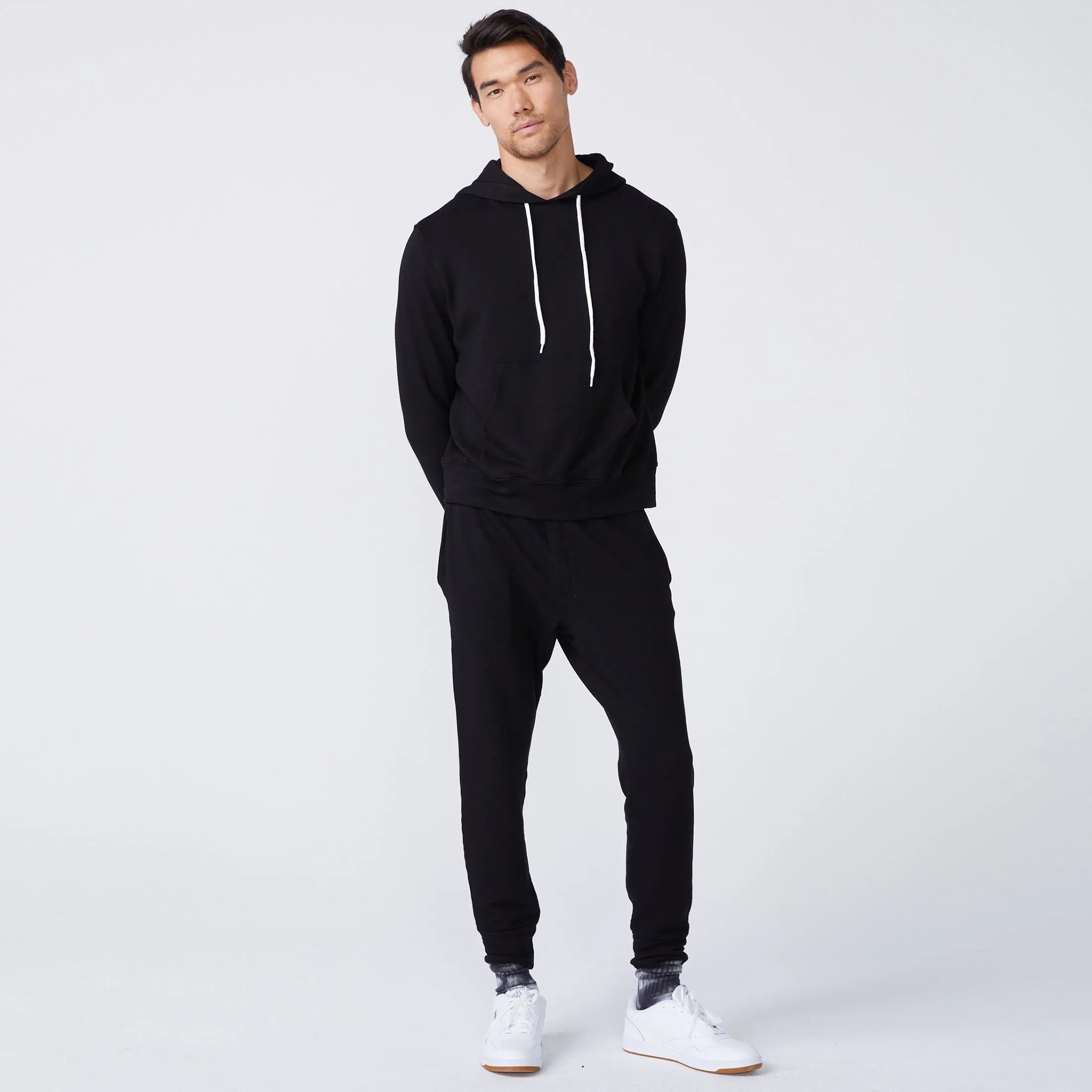 Slouchy Pullover Hoody Low Profile Seaming