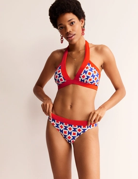 Poolside Fun Layering Piece Ithaca Panel Bikini Bottoms-Surf the web, Abstract Tile