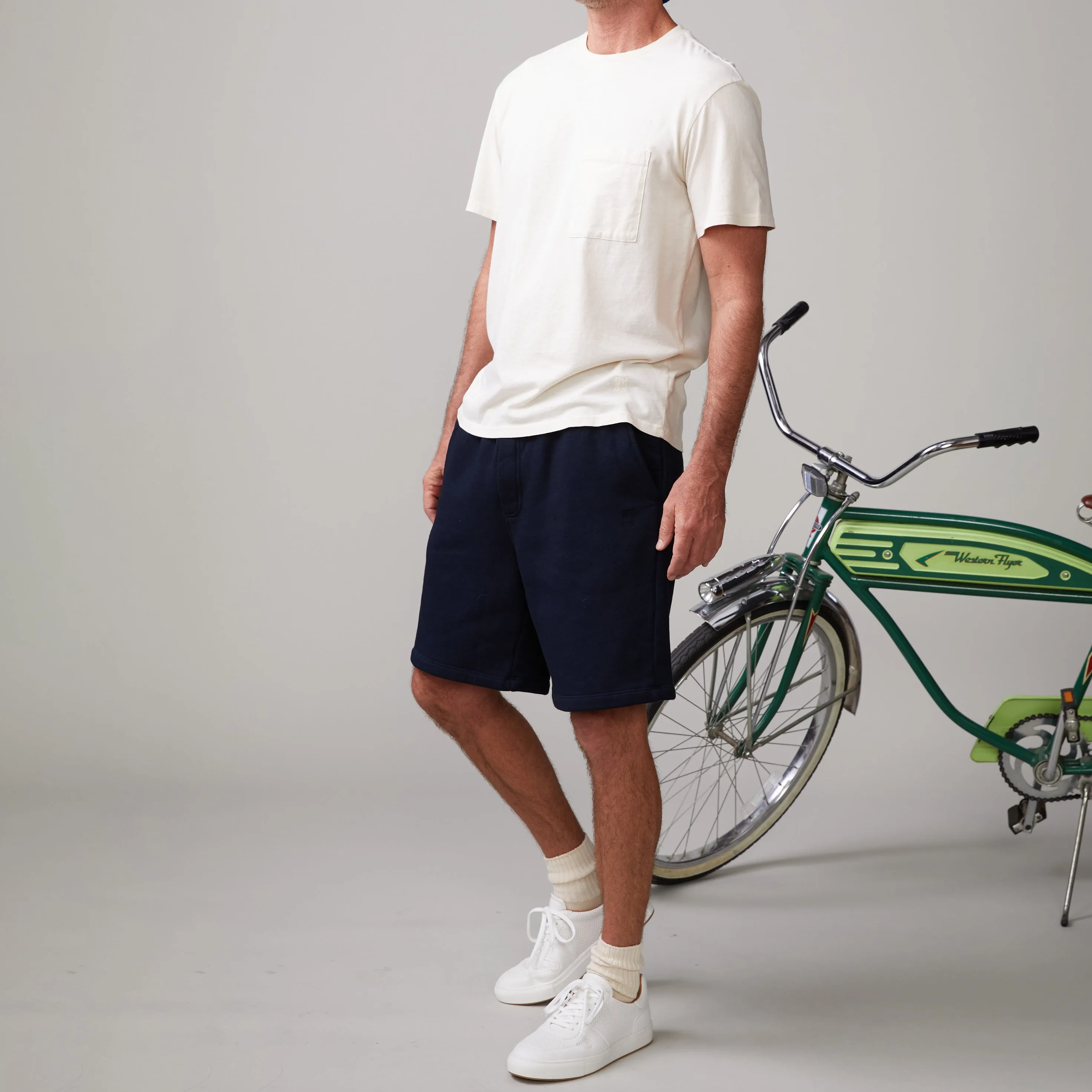 Relaxed Pocket Crew Four Way Stretch Fabric