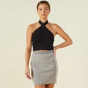 Soft Knit Halter Breathable3DKnit