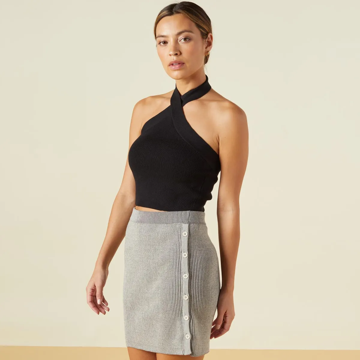 Soft Knit Halter Comfy Style