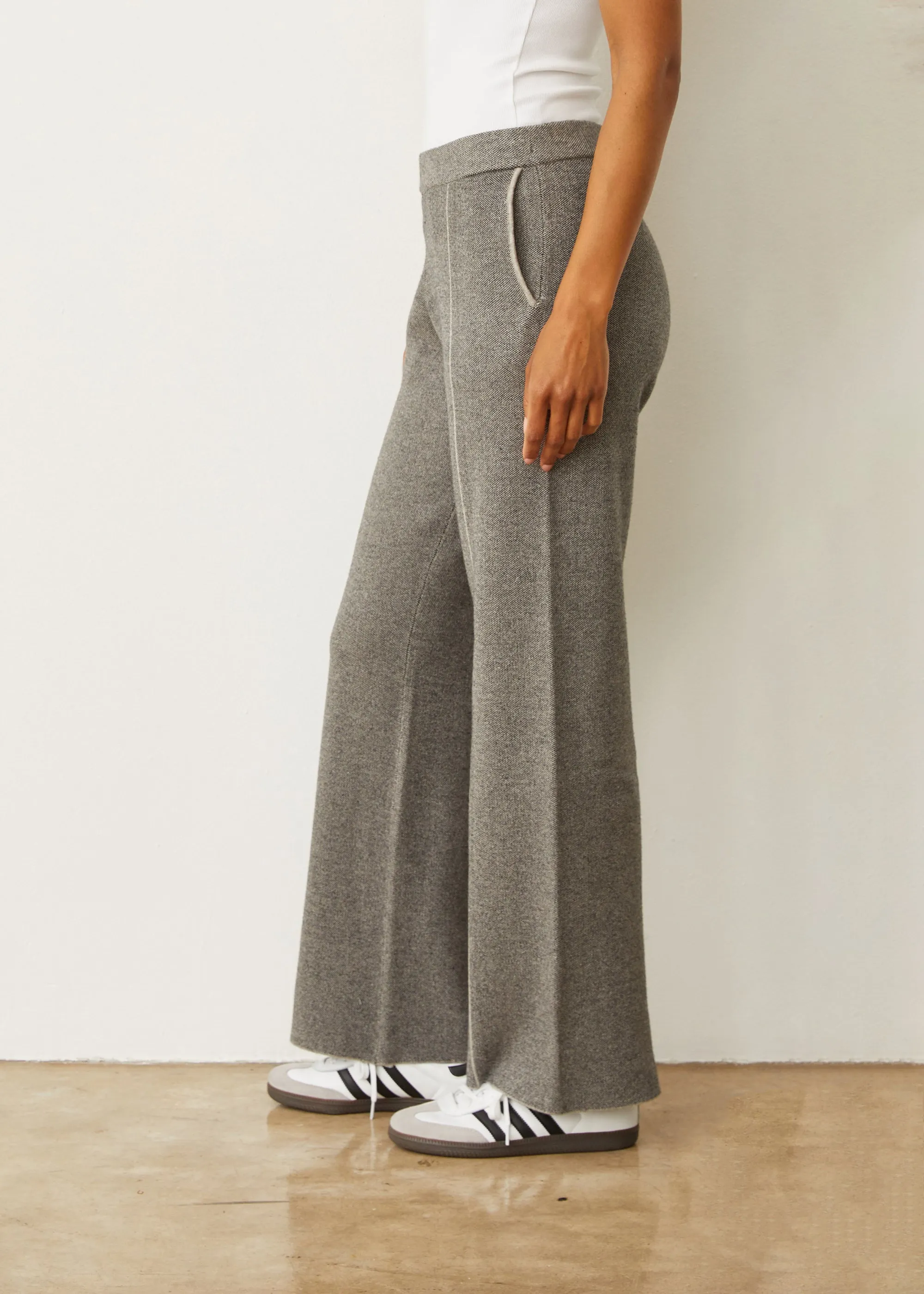 Soft Knit Two Tone Trouser Sweat Wicking Liner