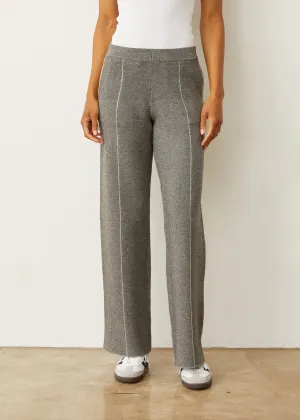Airy Feel Casual Active Soft Knit Two Tone Trouser