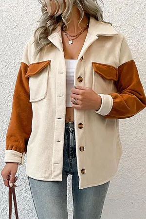 Roll Up Sleeve System BUTTON DOWN LAPEL JACKET WITH POCKETS
