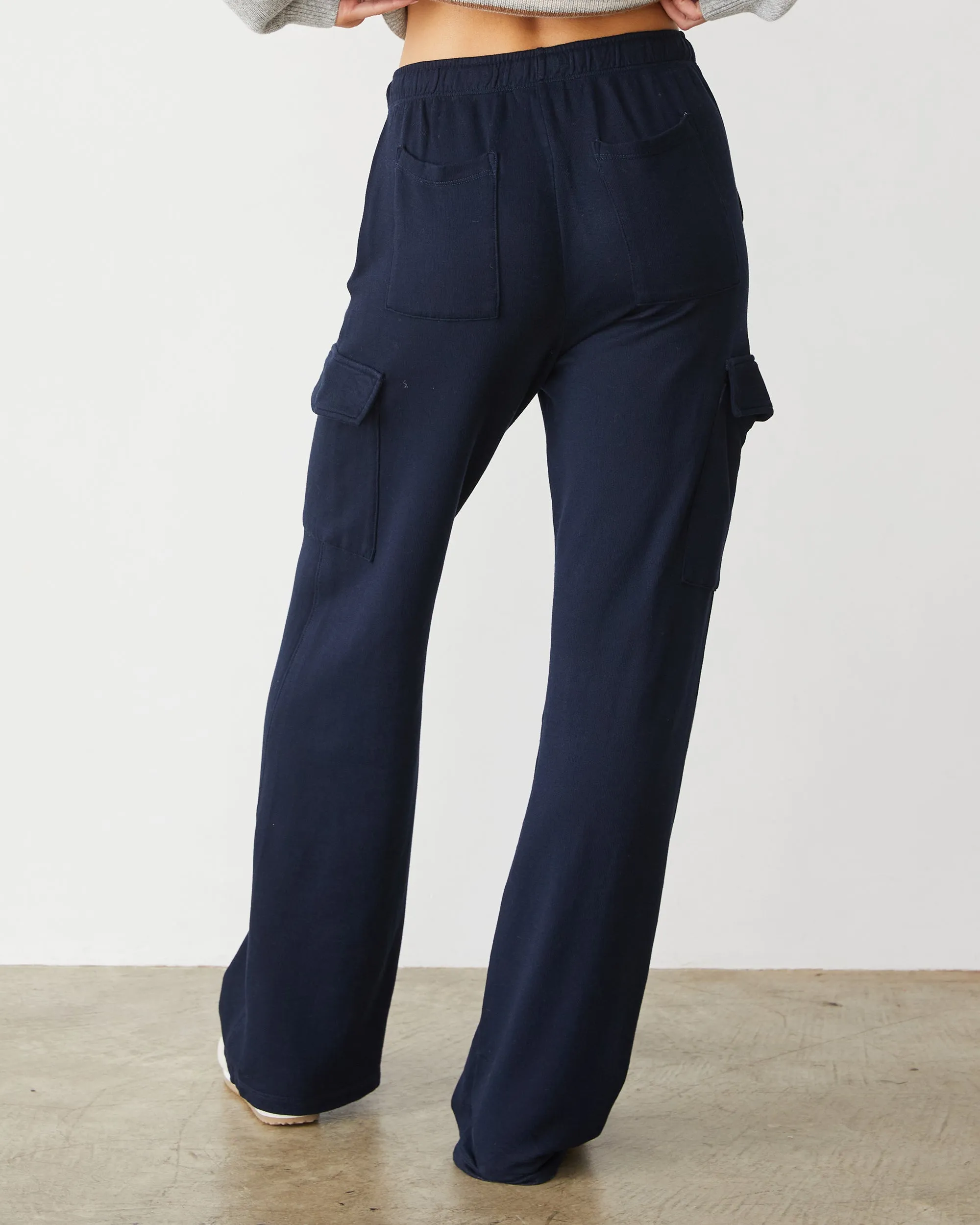 Softfleece Straight Leg Cargo Sweat Slim Stretch Sporty Look