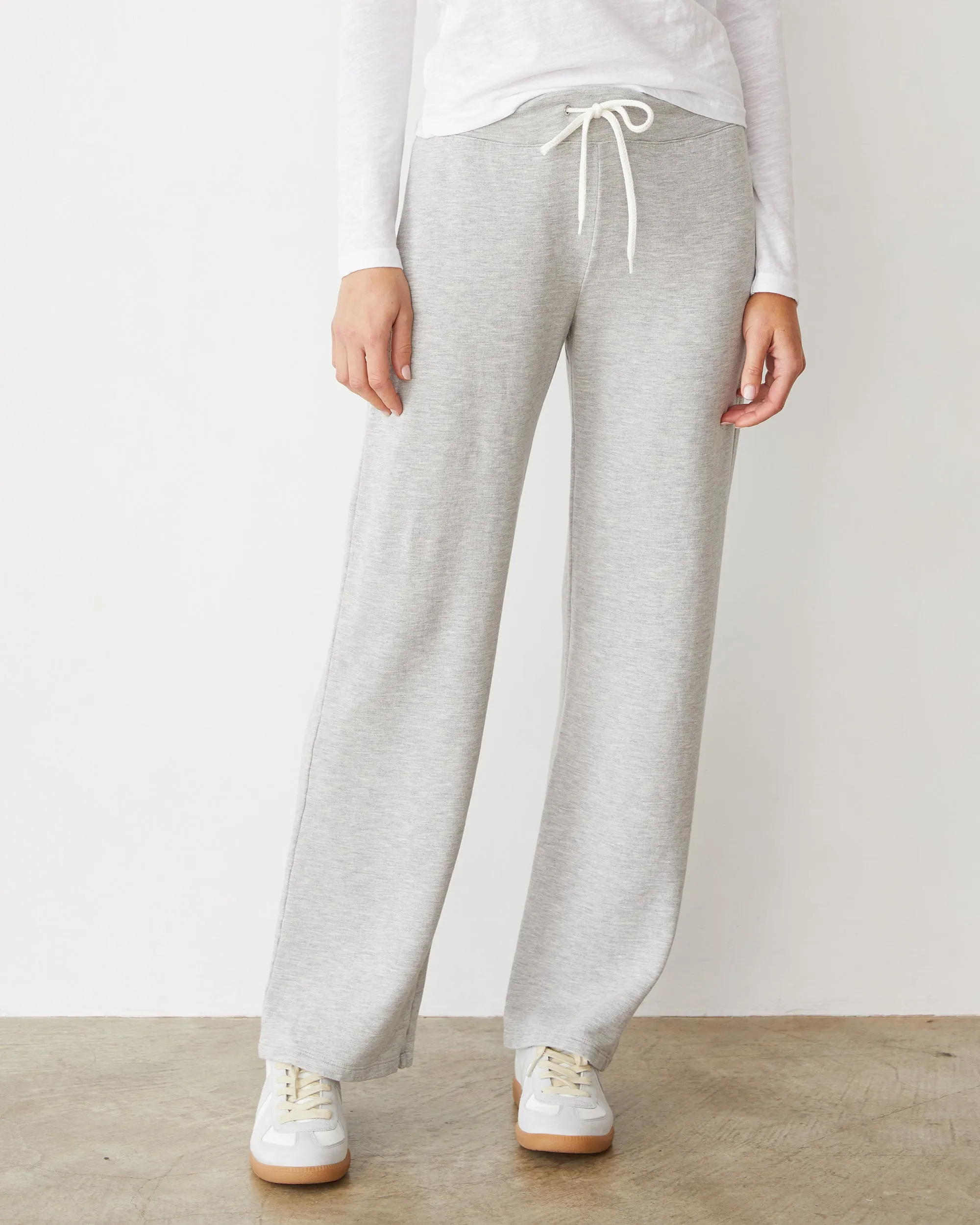 Organic Cotton Blend Softfleece Straight Leg Vintage Sweat