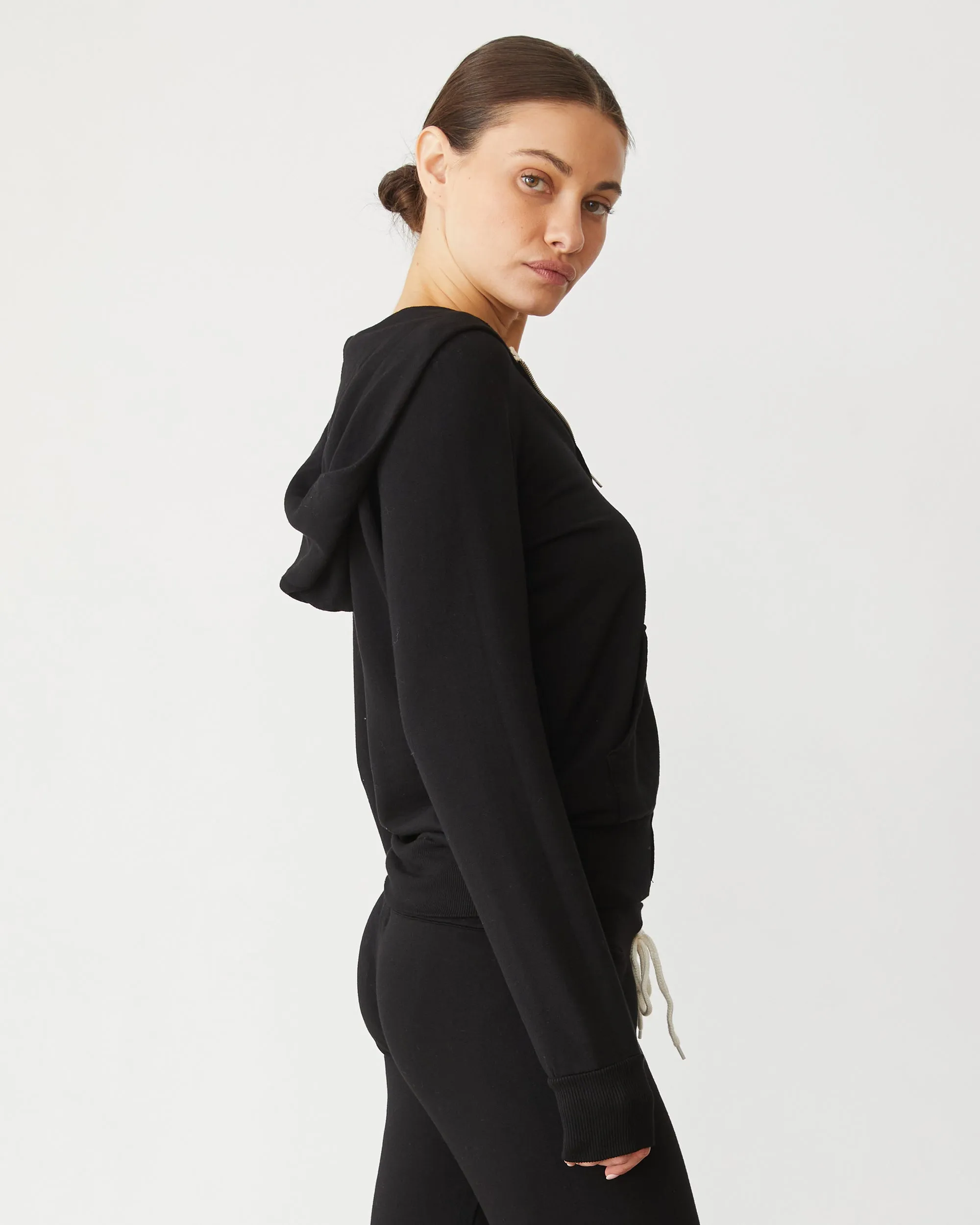 Flattering Cut Wear Softfleece Zip Up Hoody