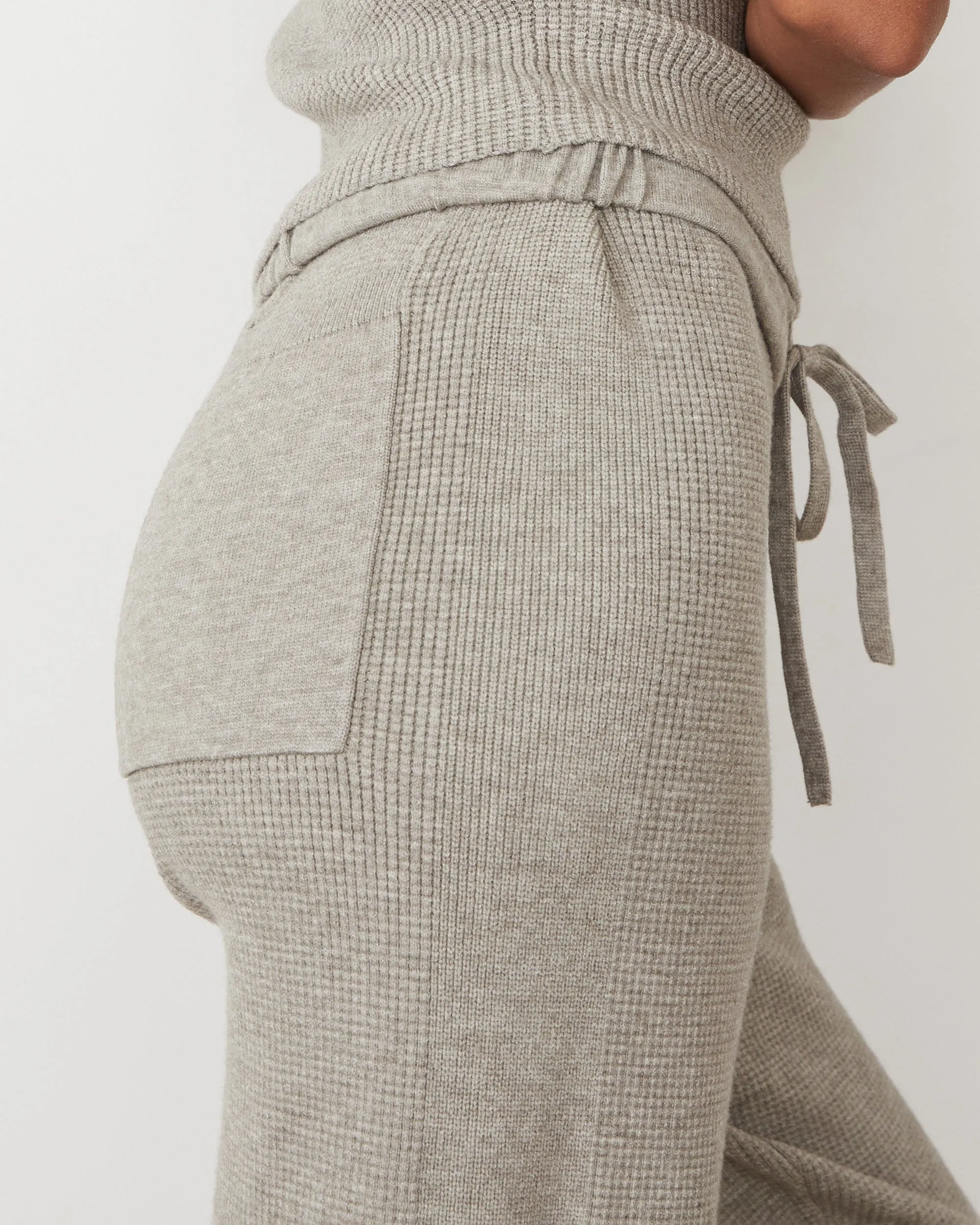 Chic Look Softknit Rib Waffle Oversized Sweat