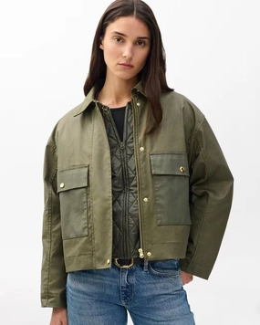 Sort Hand washable Nonie 2-In-1 Cotton Jacket Olive