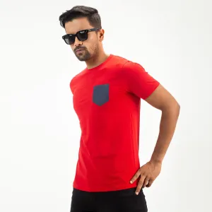 Solid Color Premium T-shirt- Red