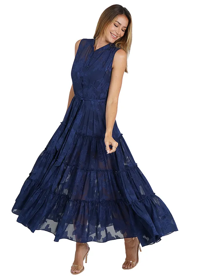 Sophie Dress Navy Guest Glam