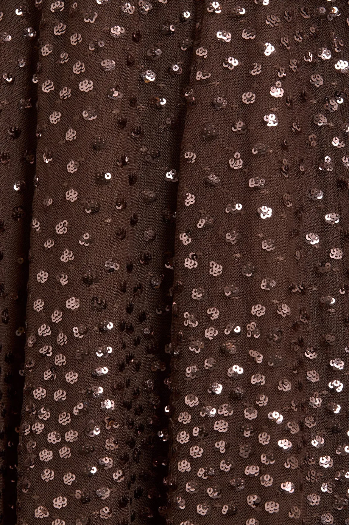 Artisanal-Detail Scatter Dot Cape Sleeve Ankle Gown