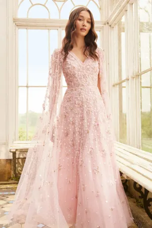 Cozy Mood Flexible Layers Dahlia Ditsy Ankle Gown