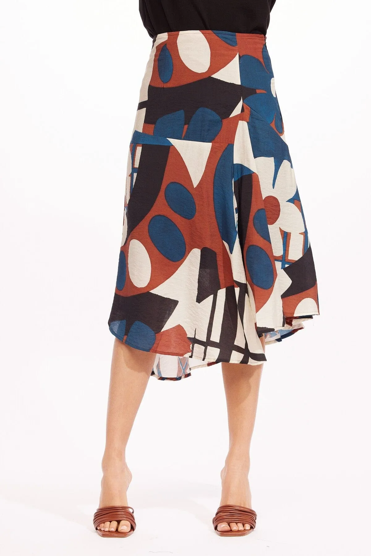 Yana Skirt ?C Shasta Daisy Coordinated Set Opaque finish