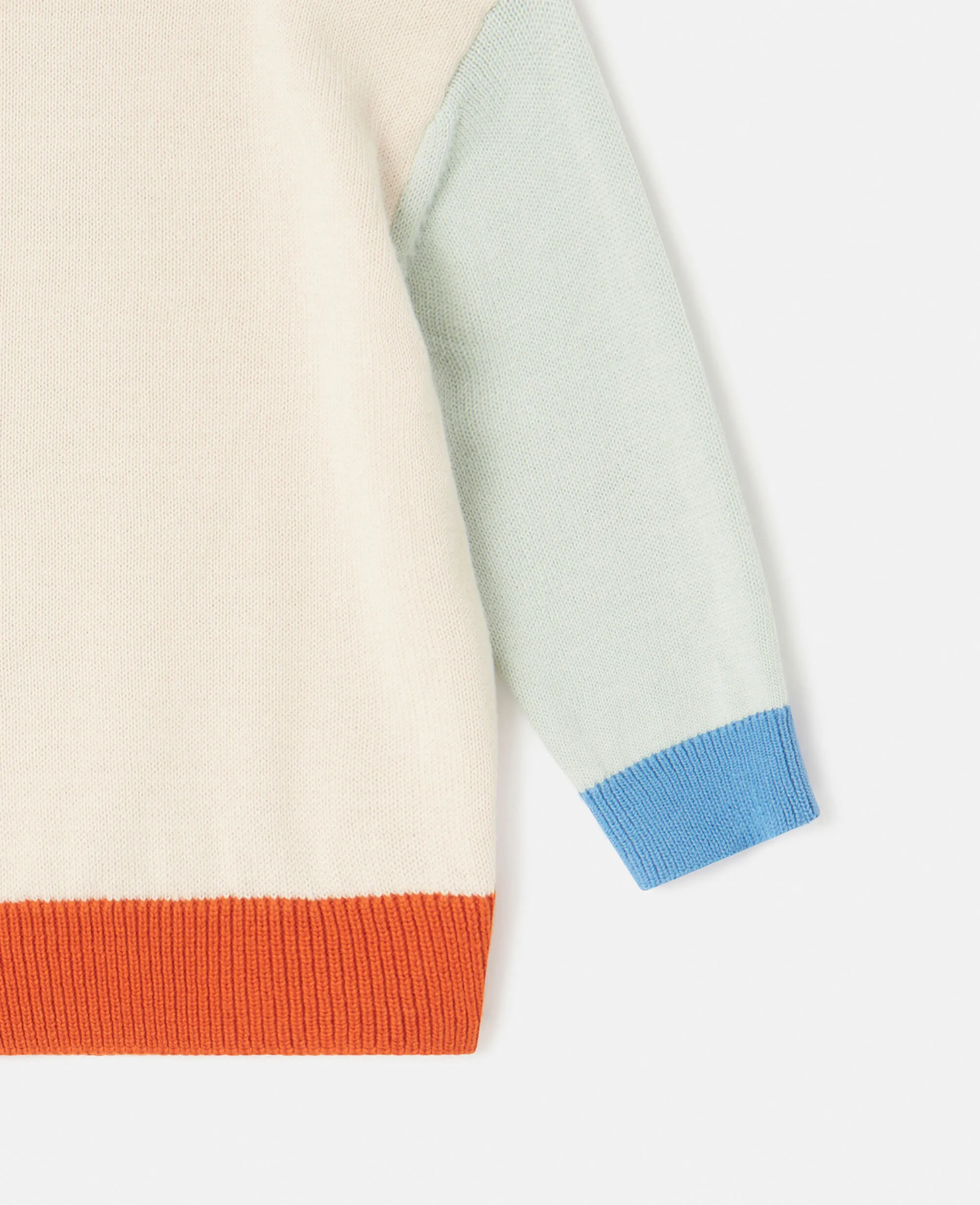Space Knitted Graphic Sweater