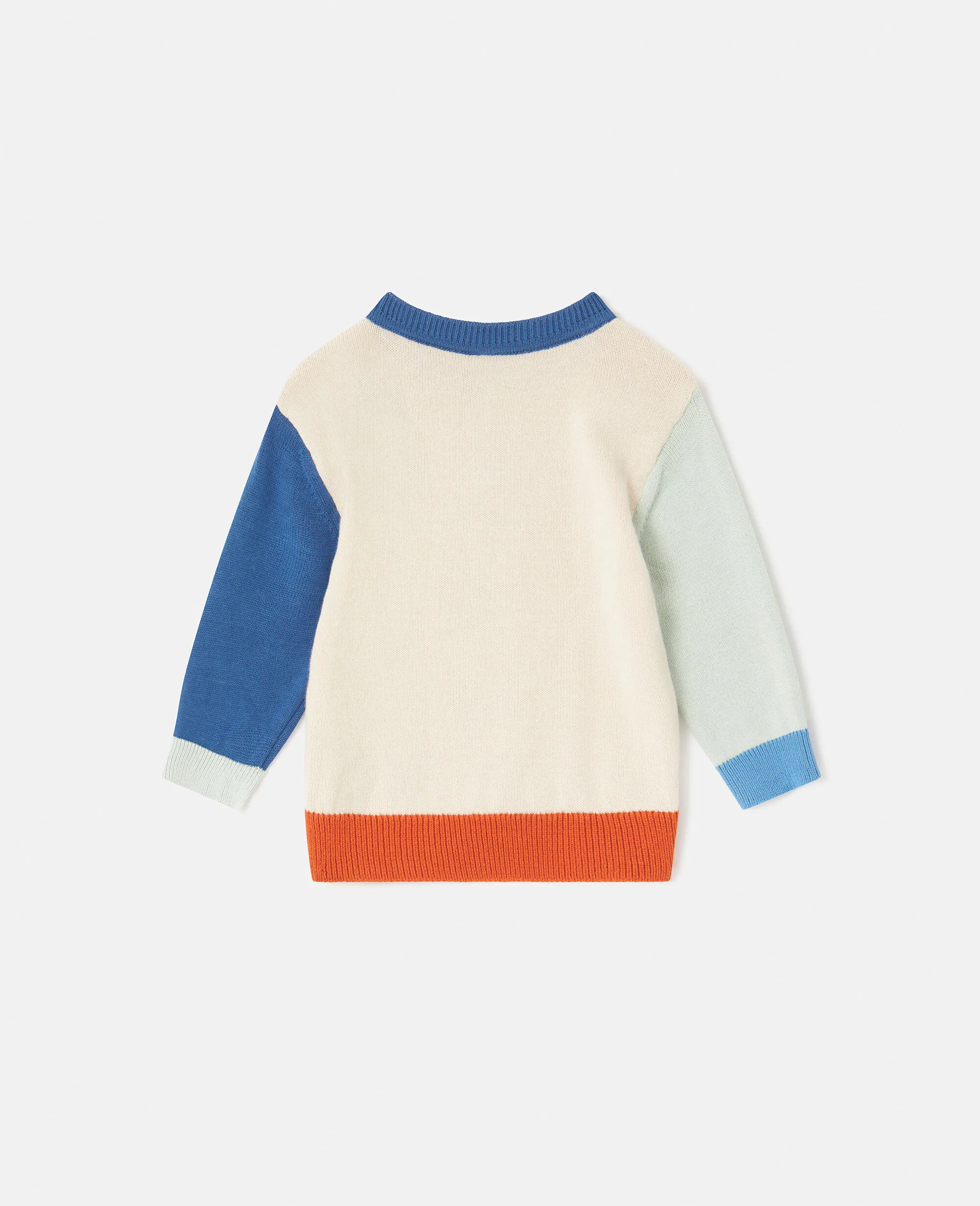 Space Knitted Graphic Sweater