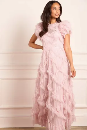 Genevieve Ruffle Gown Warm Season