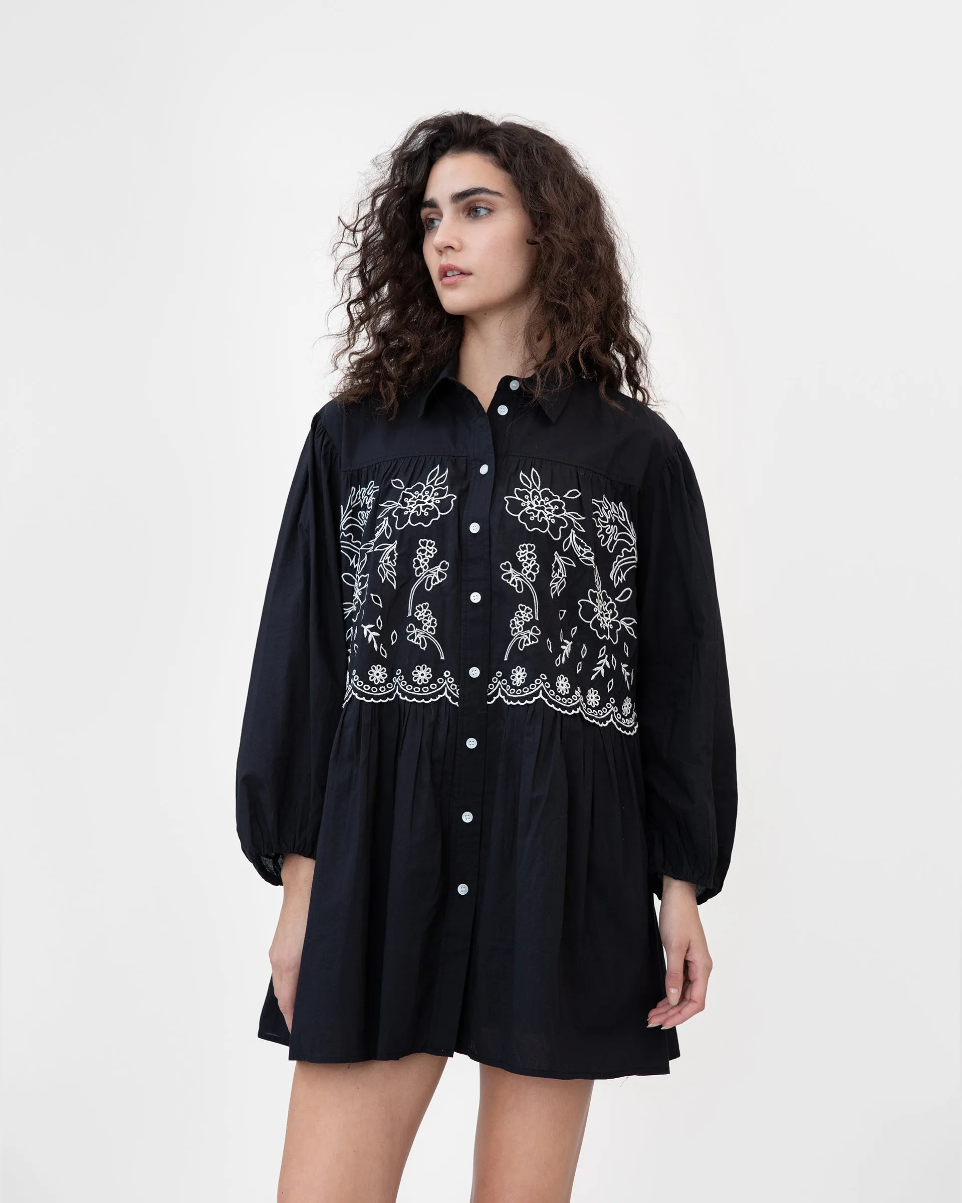 Two-Tone Style Compression Lock Hem Pippa Dress