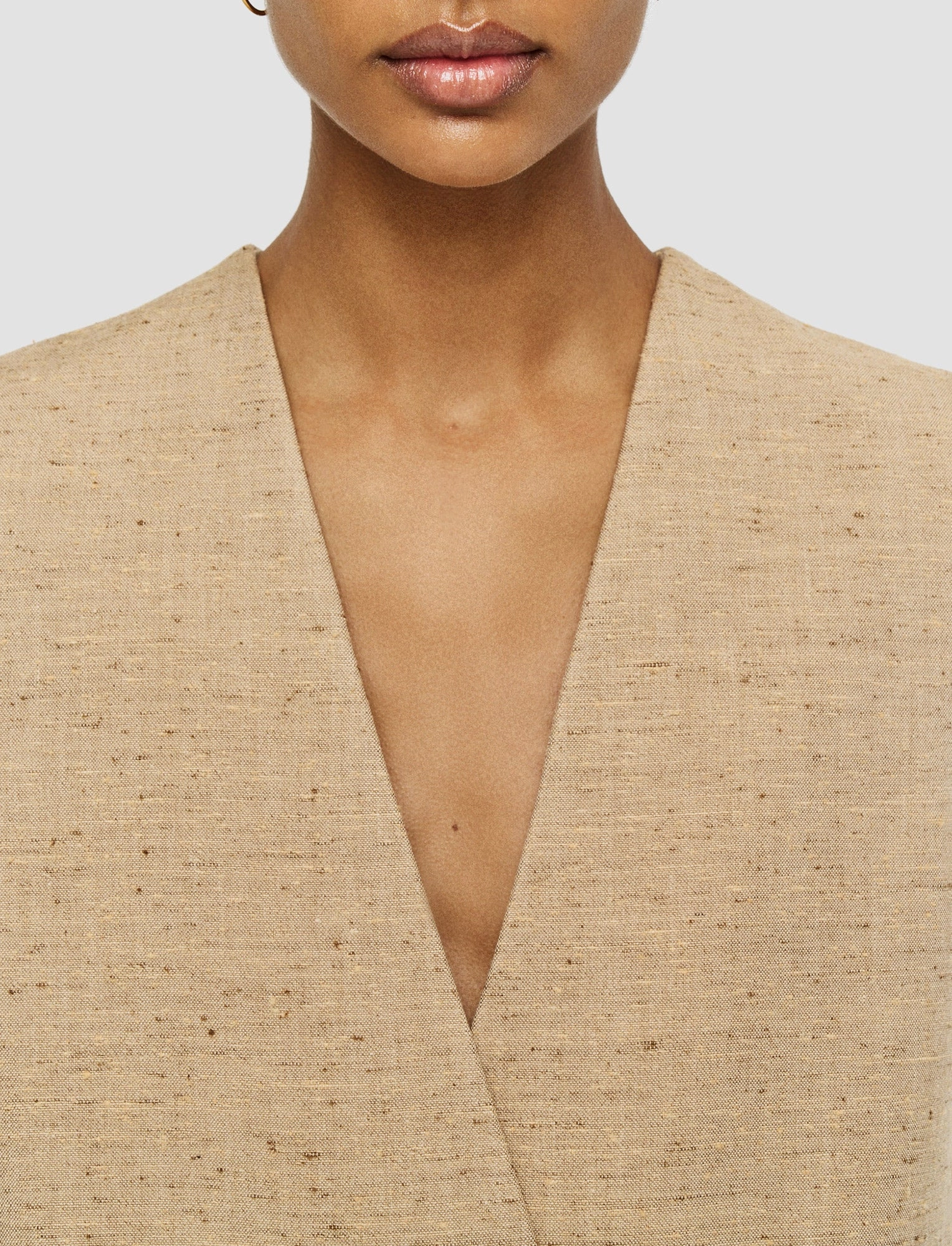 Speckled Silk Linen Arago Waistcoat Weather Shield