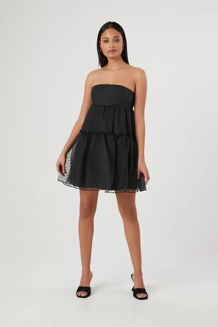 Strapless Bow Fit &amp; Flare Dress