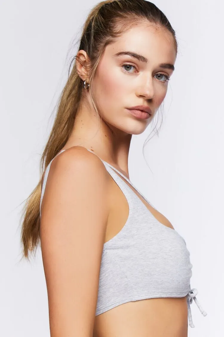 Strappy Ruched Sports Bra