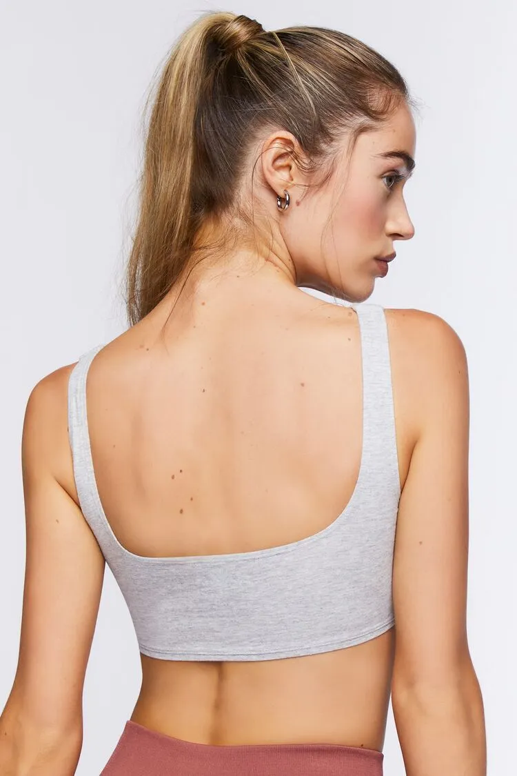 Strappy Ruched Sports Bra