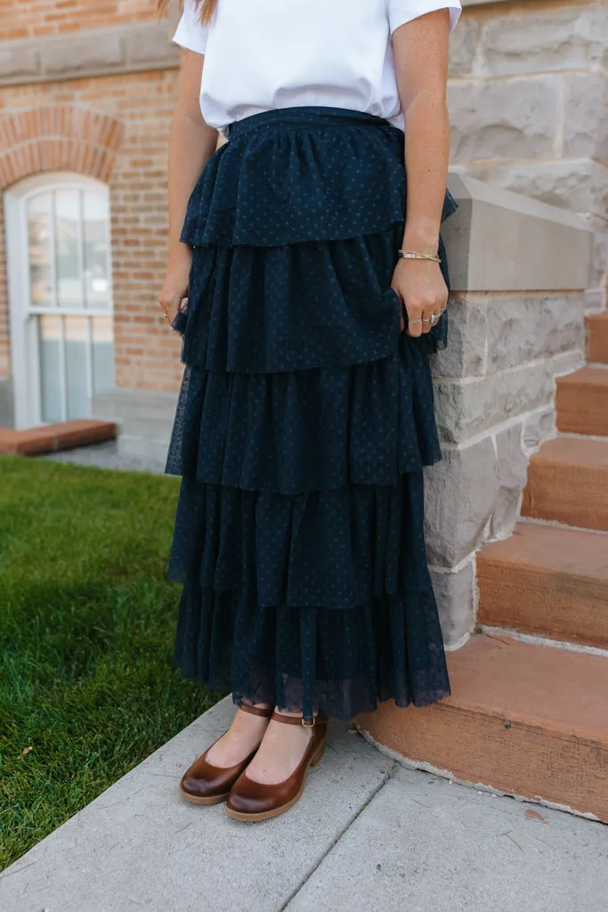 Emerging Designer Recycled Polyester Kathleen Skirt