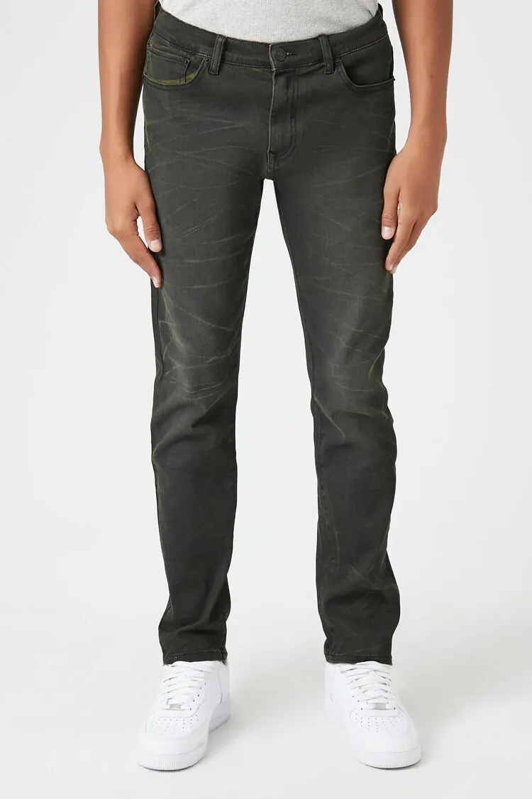 Stretch-Denim Slim-Fit Jeans