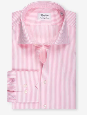 Stripe Fitted Shirt Pink