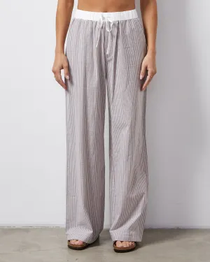 Stripe Poplin Pant Multi Panel Cut Snag Resistant Surface