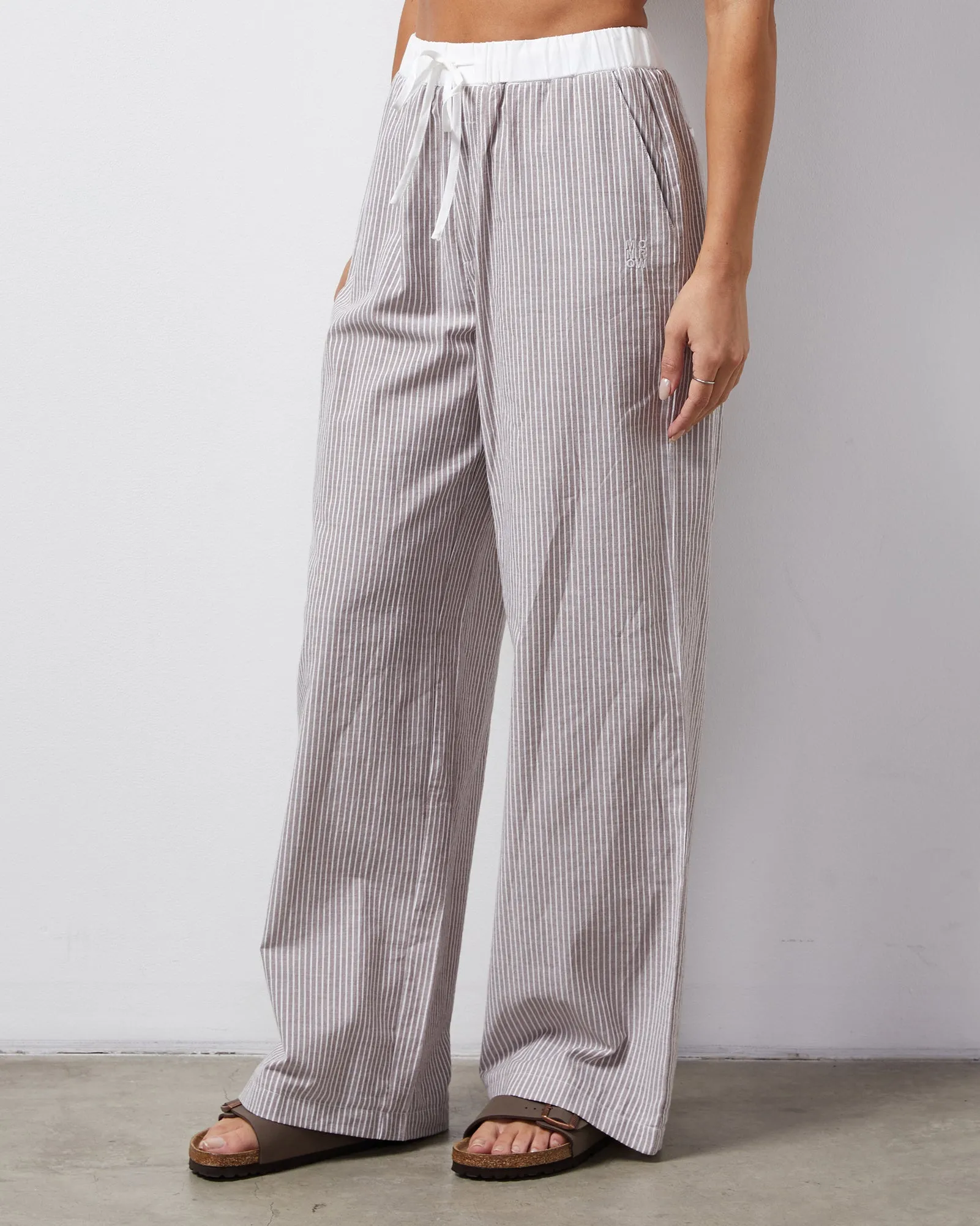WrinkleFree Finish Stripe Poplin Pant