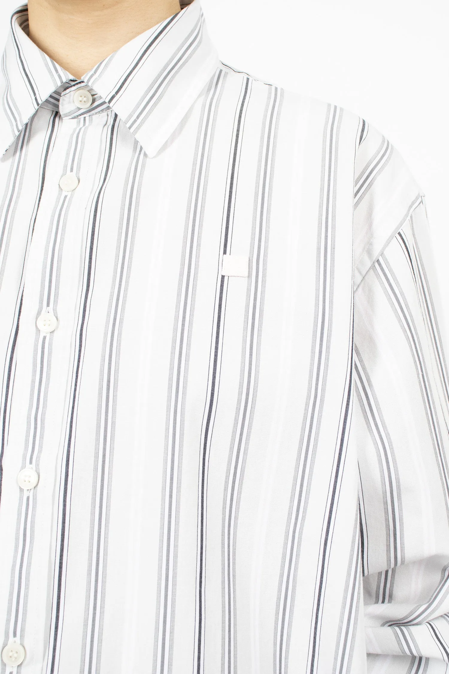 Stripe Shirt Grey/Light Pink