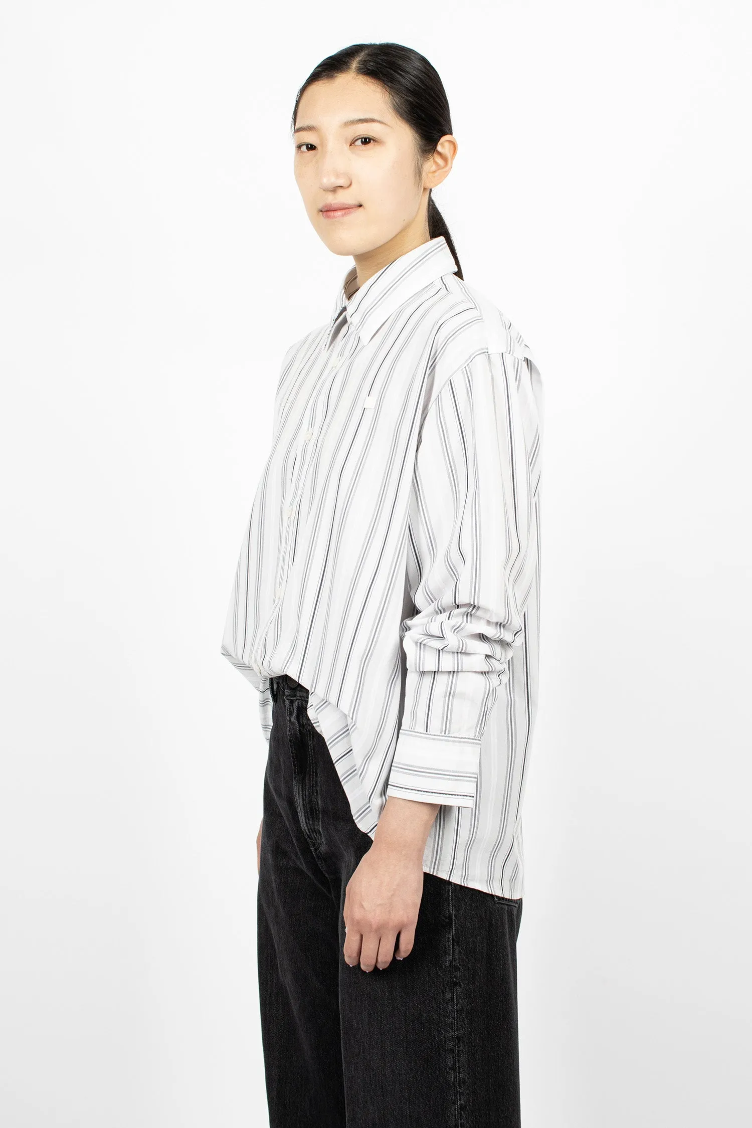 Stripe Shirt Grey/Light Pink