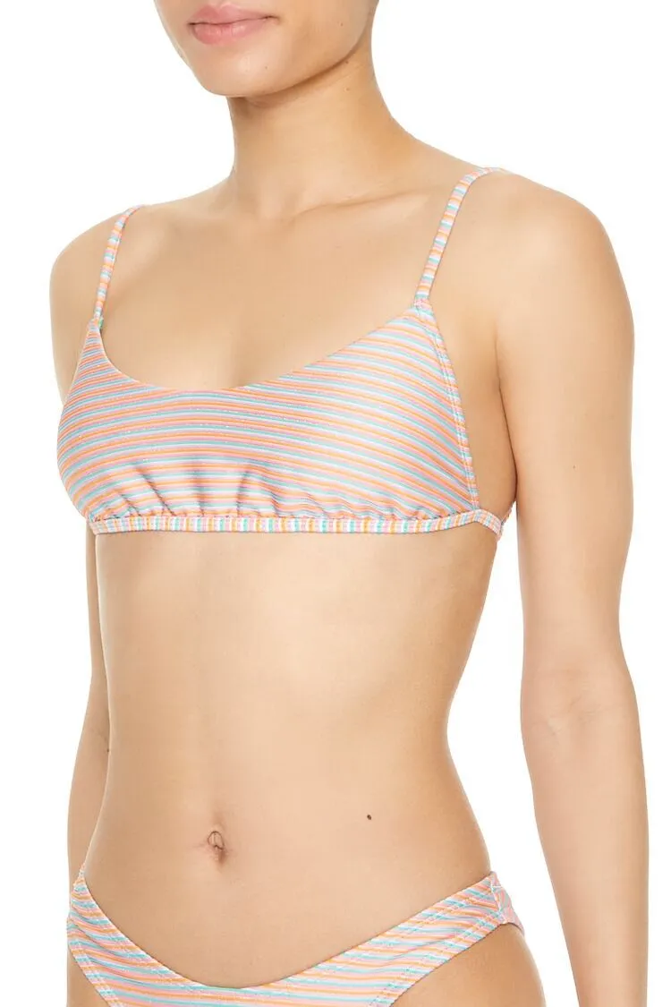 Striped Bikini Top