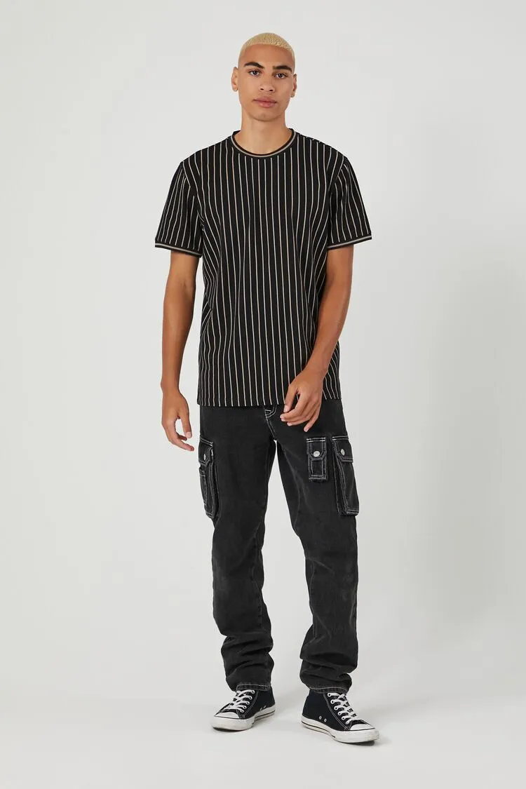 Striped Crew-Neck Tee