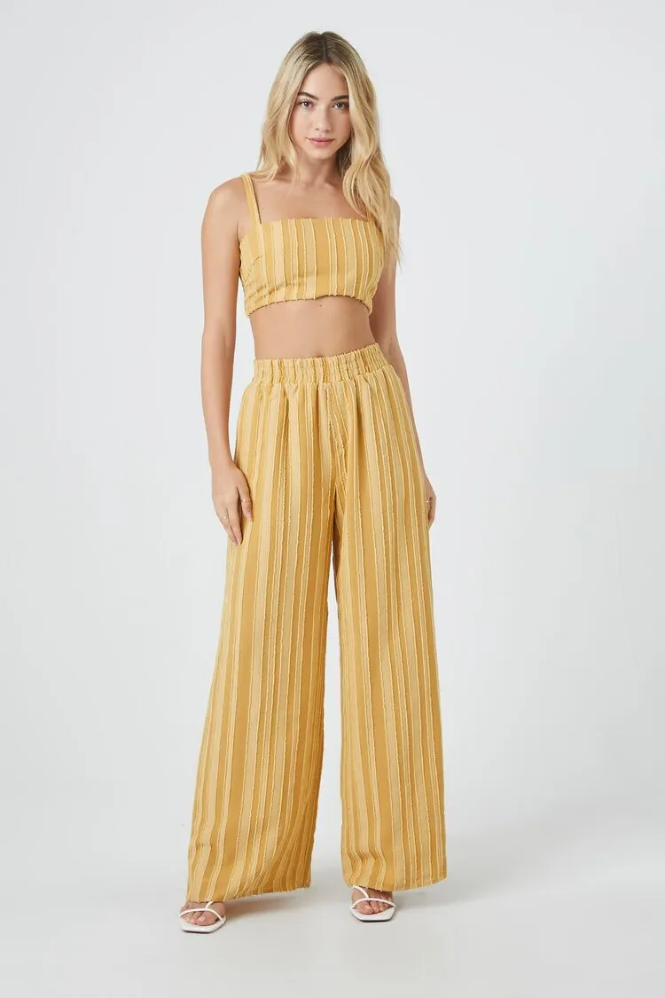 Striped Cropped Cami