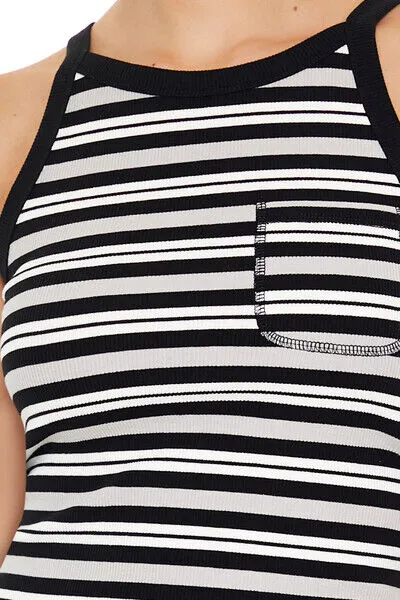 Striped Cropped Cami