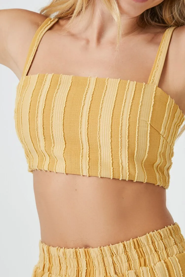 Striped Cropped Cami
