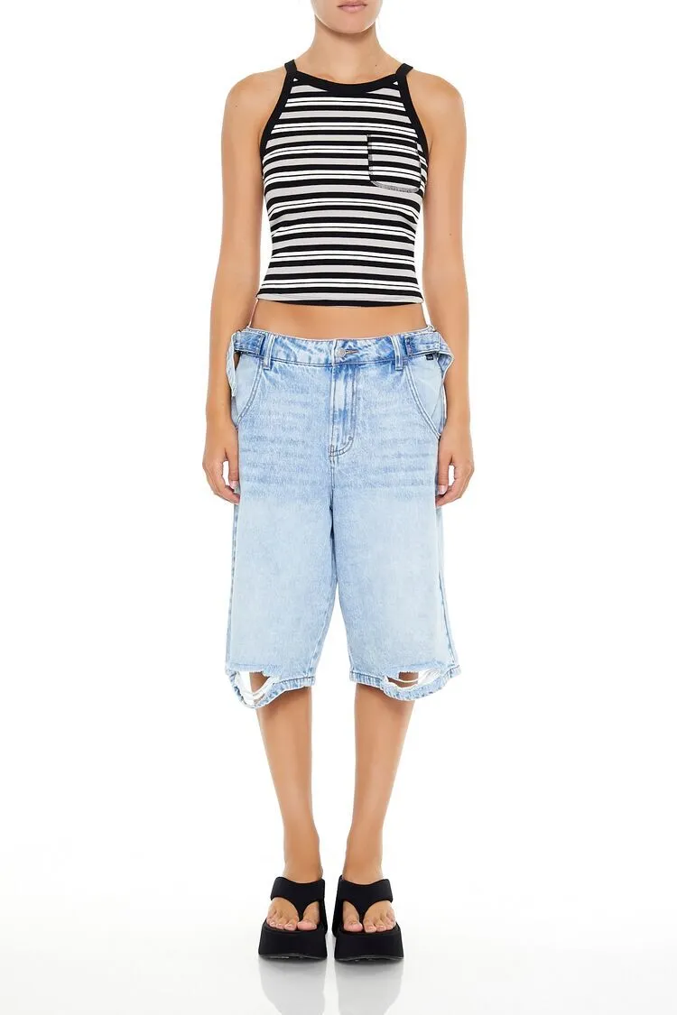 Striped Cropped Cami