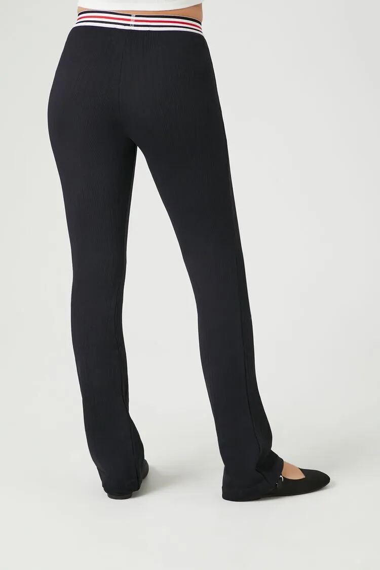 Striped High-Rise Leggings