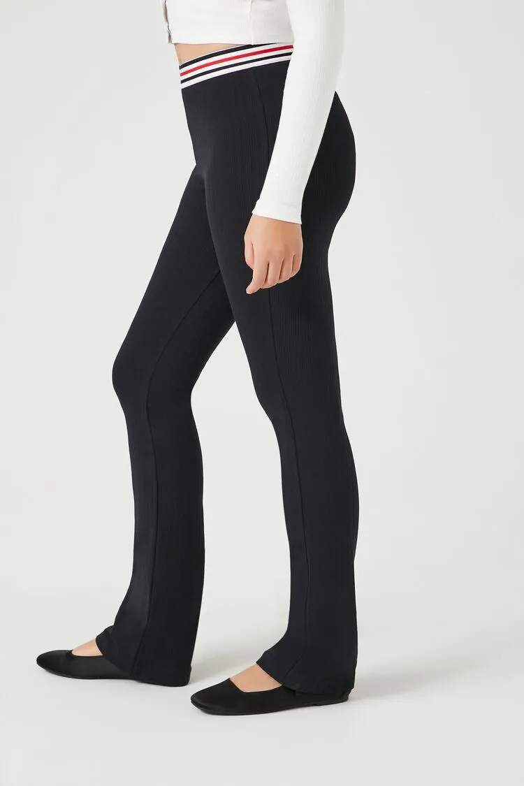 Striped High-Rise Leggings