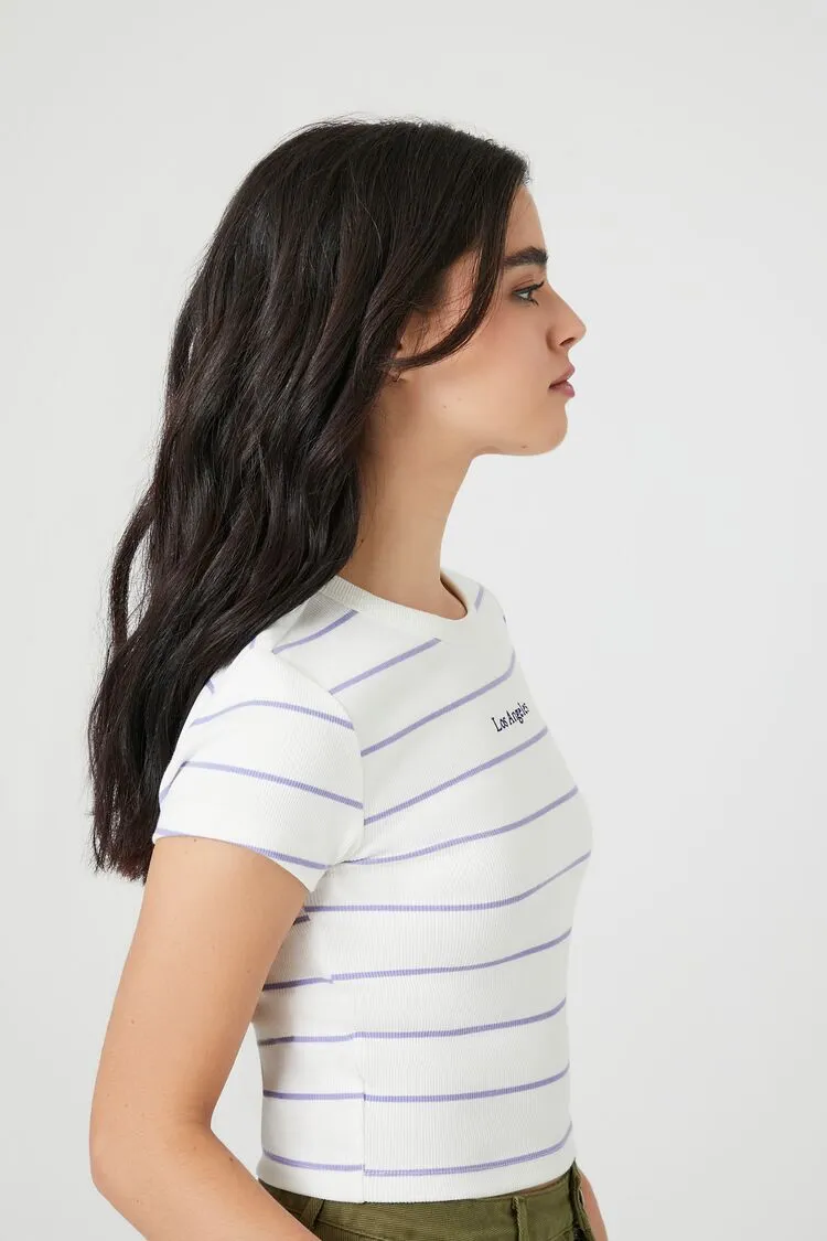 Striped Los Angeles Tee